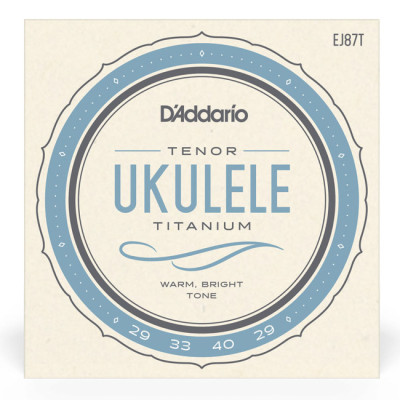 D'ADDARIO EJ87T TITANIUM UKULELE TENOR струни для укулеле тенор